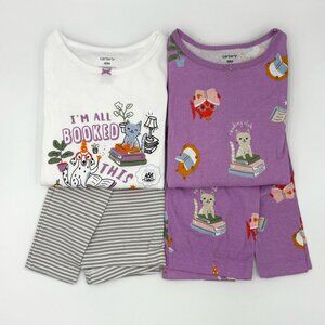 NWT Carter's Girls 4 Piece Pajama Set